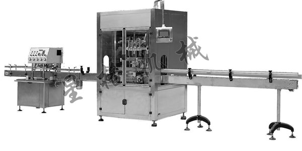 醬料灌裝旋蓋貼標生產線(圖1) 醬料灌裝旋蓋貼標生產線(圖1)