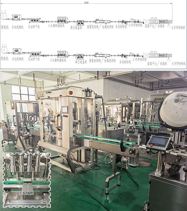 黑胡椒醬料灌裝加工生產線框架設計原理(圖1) 黑胡椒醬料灌裝加工生產線框架設計原理(圖1)